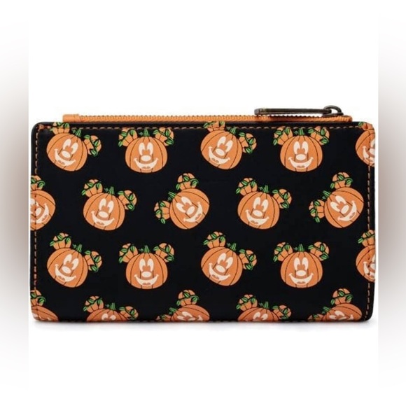 Loungefly Disney Mickey-O-Lantern Backpack and Disney Mickey-O-Lantern Wallet - Picture 4 of 8
